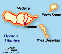Mapa: Madeira